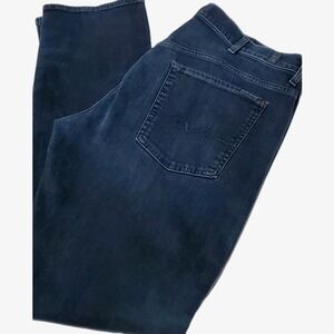 7 For All Mankind Jeans The Straight 38x34 Luxe Performance Dark Wash #79920